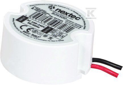 ZASIL.LED MONT.OKR.IP67 12V 15W 1,25A (SZT)
