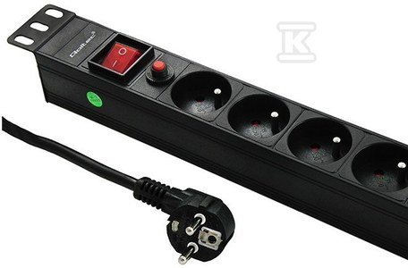 LISTWA ZASILAJĄCA 19&quot; 1U 16A PDU 6XFREN (SZT)