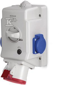 GN.Z WYŁ.0-1 32A/5P/2X230V IP44 OPTIMA- (SZT)