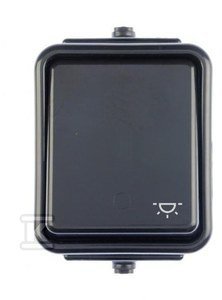 PRZYCISK &quot;ŚWIATŁO&quot; IP44 CEDAR CZARNY (SZT)