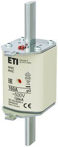 WKŁADKA NH2C GG 160A/500V (SZT)