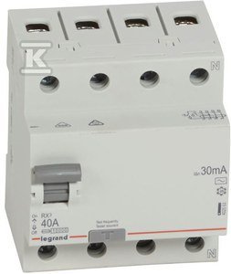 WYŁ.RP. 40A 30MA AC 4P RX3 (SZT)