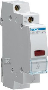 SVN122 LAMP.SYGN.CZER.230V AC (SZT)
