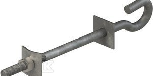 ŚRUBA HAKOWA M16 L250 OCYNK OGNIOWY (SZT)