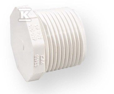 KOREK Z GWINTEM WKRĘTNY GZ PVC 1/2 (SZT)