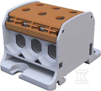 ZŁĄCZKA SZYN STB50-3 AL/CU 87360 BRĄZ (SZT)
