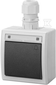 ŁĄCZ.ZW.DZWONEK N/T IP65 SZARY AQUANT2 (SZT)