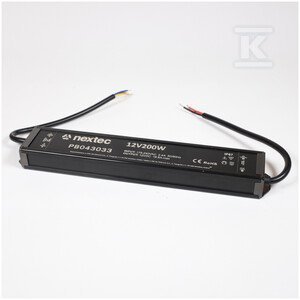 ZASILACZ WODOOD.LLG 12V IP67 16,6A 200W (SZT)