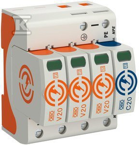 V20-3+NPE-280 OGRANICZNIK PRZEPIĘĆ, 4P (SZT)
