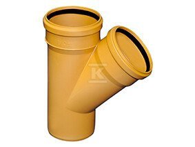 TRÓJNIK PVC 110X110/67.5 KAN ZEW (SZT)