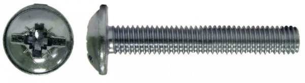 WKRĘT OCYNKOWANY ŁEB PODKŁADKOWY DIN 967 8*20MM (1 KG)