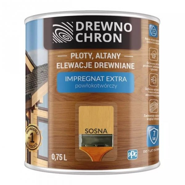 DREWNOCHRON IMPREGNAT POWŁOKOTWÓRCZY SOSNA 2.5L (1 SZT)