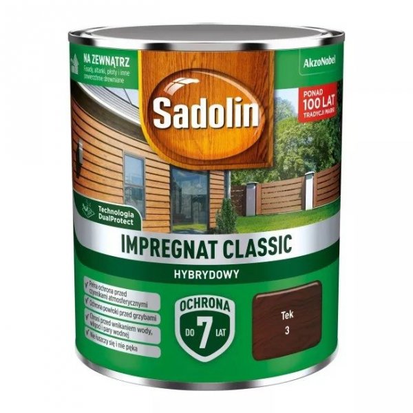SADOLIN IMPREGNAT CLASSIC HYBRYDOWY 7 LAT TEK 0.75 (1 SZT)
