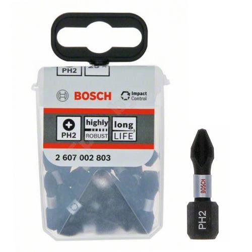 BIT, GROT, KOŃCÓWKA PH2 25MM IMP 25PCS (1 OP)