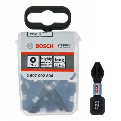 BIT, GROT, KOŃCÓWKA PZ2 25MM IMP 25PCS (1 OP)