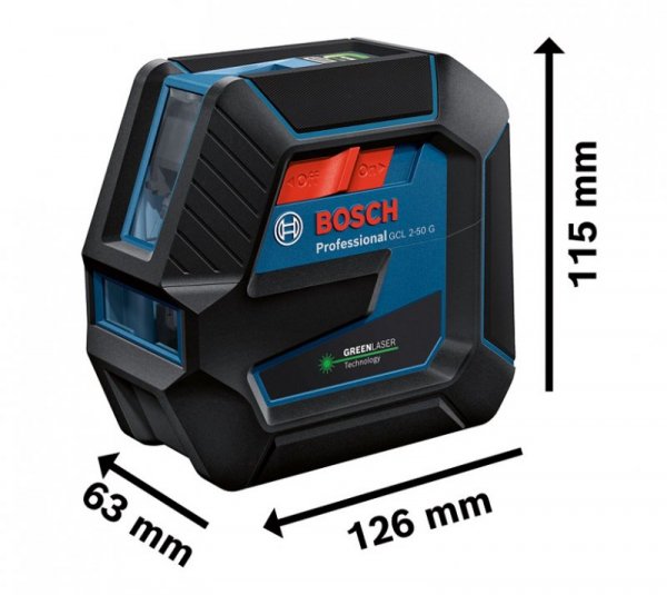 LASER KRZYŻOWY GCL 2-50 G ZIELONY (1 KPL)