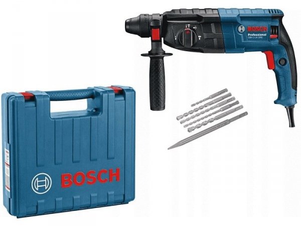 MŁOT UDAROWY OBROTOWY SDS+ GBH 240 + ZESTAW WIERTEŁ SDS+ (1 SZT)