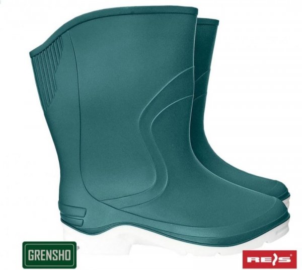 BUTY GUMOWE PCV, KRÓTKIE BTDKRAINBOW_DTU ROZMIAR 40 (1 PAR)