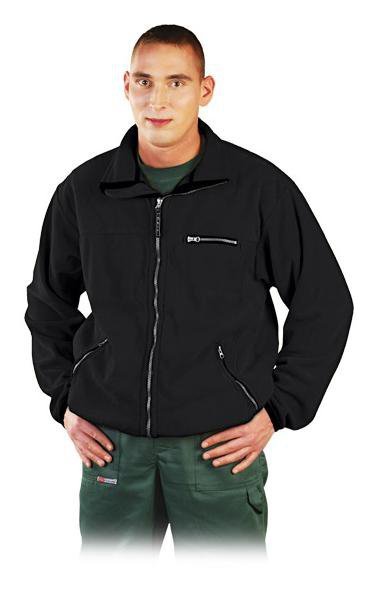 BLUZA Z POLARU HONEYB CZARNY ROZMIAR XL (1 SZT)