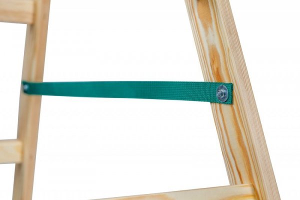 DRABINA DREWNIANA BRAKET PREMIUM 2X8 SZCZEBLI 240CM (1 SZT)