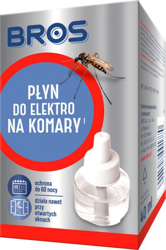 PŁYN ZAPAS DO ELEKTROFUMIGATOR 60 NOCY. (1 SZT)
