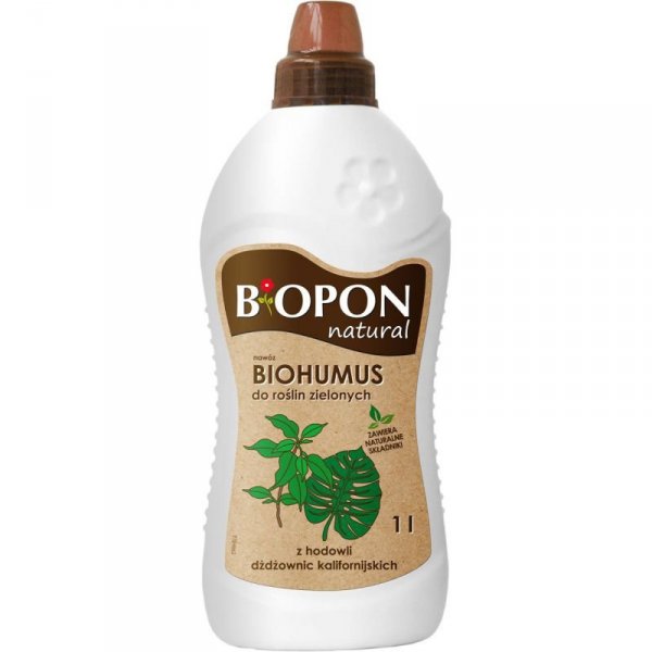 BIOHUMUS - DO . ROŚLIN ZIELONYCH PŁYN 1L (1 SZT)