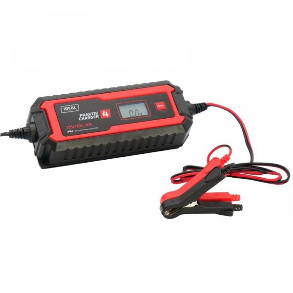 PROSTOWNIK INTELIGENTNY PRAKTIK CHARGER 4 LCD 6/12V (1 SZT)