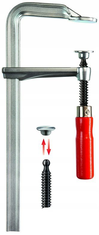 ŚCISK ŚRUBOWY ŚLUSARSKI STALOWY GZ 600/120MM (1 SZT)