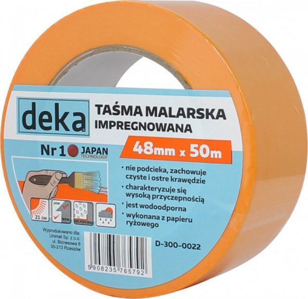 TAŚMA RYŻOWA MALARSKA IMPREGNOWANA 48MM*50M (1 SZT)