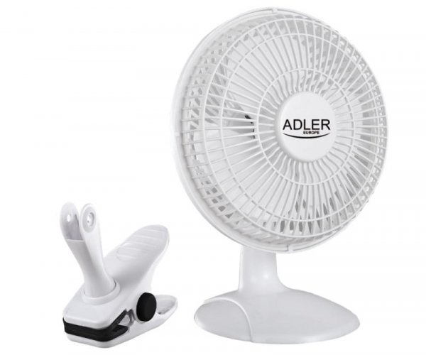 WENTYLATOR 15CM Z KLIPSEM+PODSTAWA AD 7317 (1 SZT)