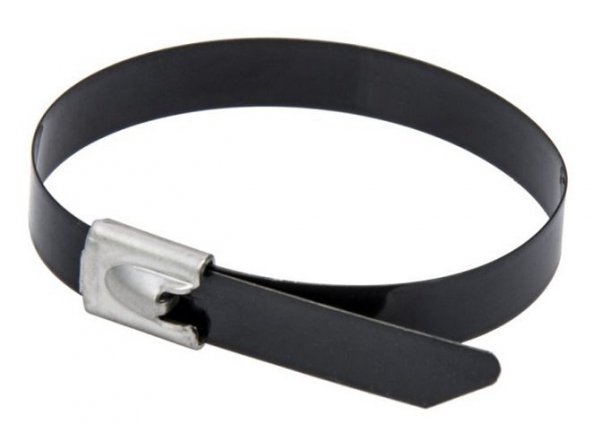 STALOWE OPASKI ZACISKOWE POWLEKANE 4.6*125MM SS304 20SZT. (1 OP)