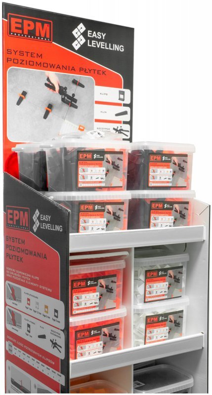 SYSTEM UKŁADANIA PŁYTEK EASY LEVELING 50 KLIN+ 100 KLIPS 1MM (1 OP)