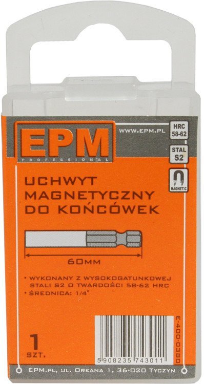 UCHWYT MAGNETYCZNY DO KOŃCÓWEK 1/4 (1 SZT)