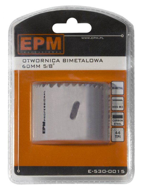 OTWORNICA BI-METALOWA 60MM UCHWYT 5/8&#039;&#039; (1 SZT)