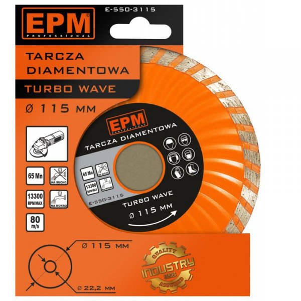 TARCZA DIAMENTOWA TURBO WAVE 115MM (1 SZT)