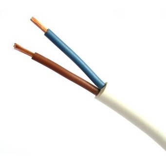 PRZEWÓD MIESZKANIOWY H03VV-F OMY 2X0,75BIAŁY 300V (100 MB)