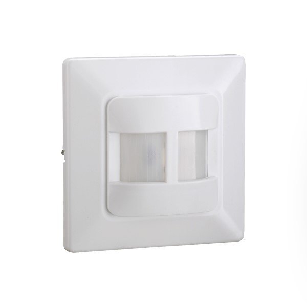 CZUJNIK RUCHU PIR BIAŁY 190 ST. 500W 9 METRÓW IP20 (1 SZT)