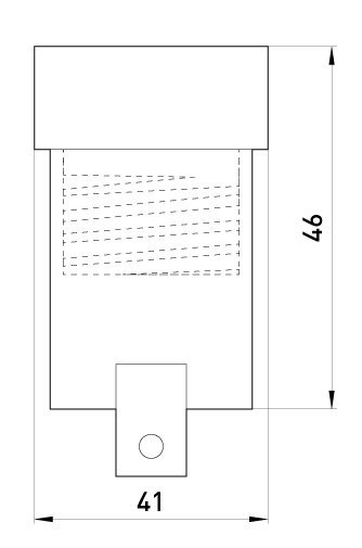 OPRAWKA CERAMICZNA Z UCHWYTEM E27 (1 SZT)