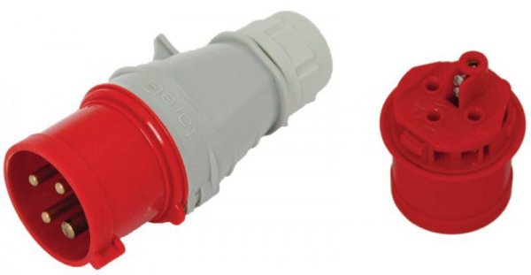 WTYKA IZOLACYJNA PRZENOŚNA 32A 400V 3P+Z IP44 (1 SZT)
