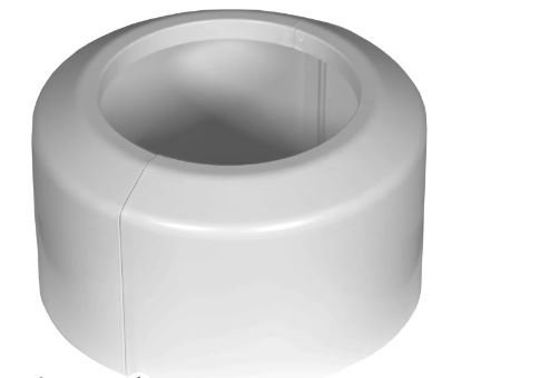 ROZETA 110WC DZIELONA (1 SZT)