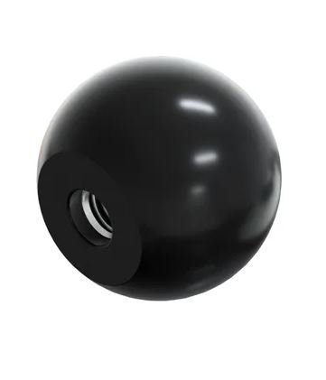 UCHWYT BAKELITOWY &#039;KULA&#039; CZARNY M10*40MM DIN319C (1 SZT)