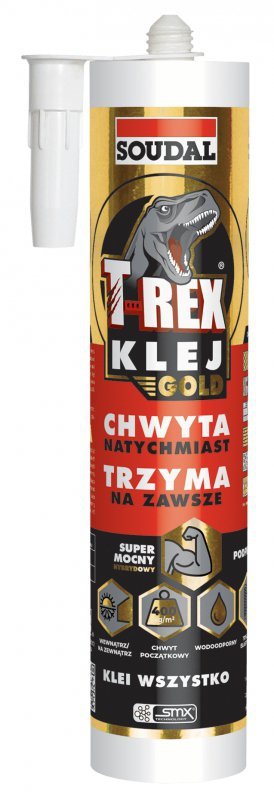 KLEJ MONTAŻOWY HYBRYDOWY 290ML T-REX GOLD (1 SZT)