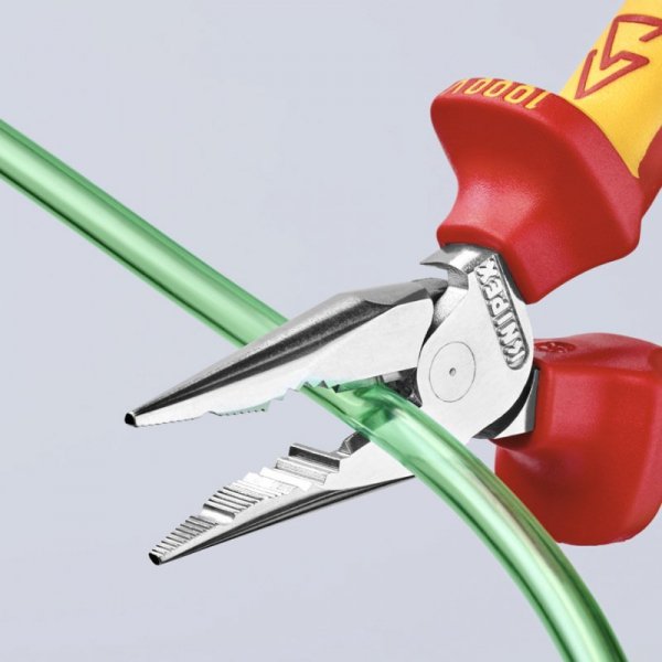 SZCZYPCE UNIWERSALNE Z OSTRO ZAKOŃCZONYMI SZCZĘKAMI PCV145MM (1 SZT)
