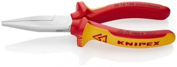 SZCZYPCE IZOLOWANE PŁASKIE WYDŁUŻONE 160MM (1 SZT)