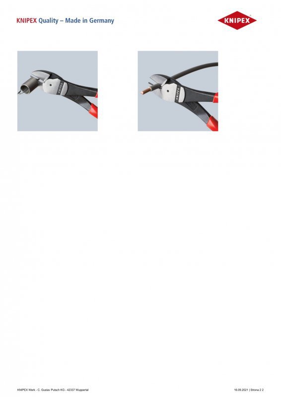 SZCZYPCE TNĄCE BOCZNE O ZWIĘKSZONYM PRZEŁOŻENIU 250MM (1 SZT)