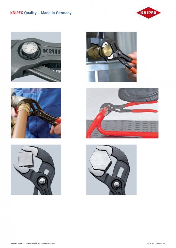 SZCZYPCE DO RUR COBRA 300MM (1 SZT)
