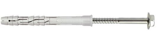 DYBEL RAMOWY Z WKRĘTEM Z ŁBEM SZEŚCIOKĄTNYM+TORX 12*180MM (1 STO)