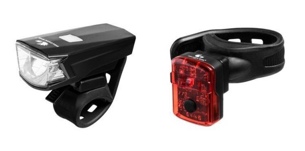 LAMPA ROWEROWA DUO BLAZE KABEL MICRO USB PRZÓD + TYŁ (1 SZT)