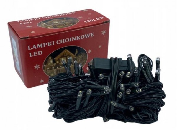 LAMPKI CHOINKOWE 100LED MULTIKOLOR 5,3M (1 SZT)