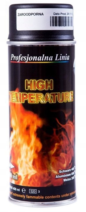 SPRAY 400ML ŻAROODPORNY SREBRNY 9006 (1 SZT)